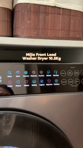 Not gonna lie - I'm obsessed with how easy Xiaomi's Mijia 10.5kg Washer Dryer makes laundry. Wash and dry in one go, saving both water and time with 4-Star Water Efficiency #washingmachine #washerdryer #newlaunch #xiaomi #tiktok 