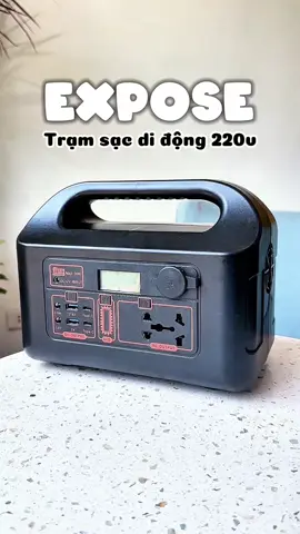 Trạm sạc di động khổng lồ đi cắm trại 220V #hinriviu95 #review #tramsacdidong #expose #pinduphong 