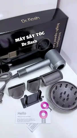 Bộ máy sấy tóc ion âm Dr.Flash có tới tận 4 đầu sấy, với 3 mức nhiệt và 3 mức gió✨ Rinh về sài hay mang đi tặng đều rất oki vì đóng gói sang lắmmm🛒🛒🛒 #maysaytoc #maysay #maysayionam #maysaytoc2chieu #drflash 