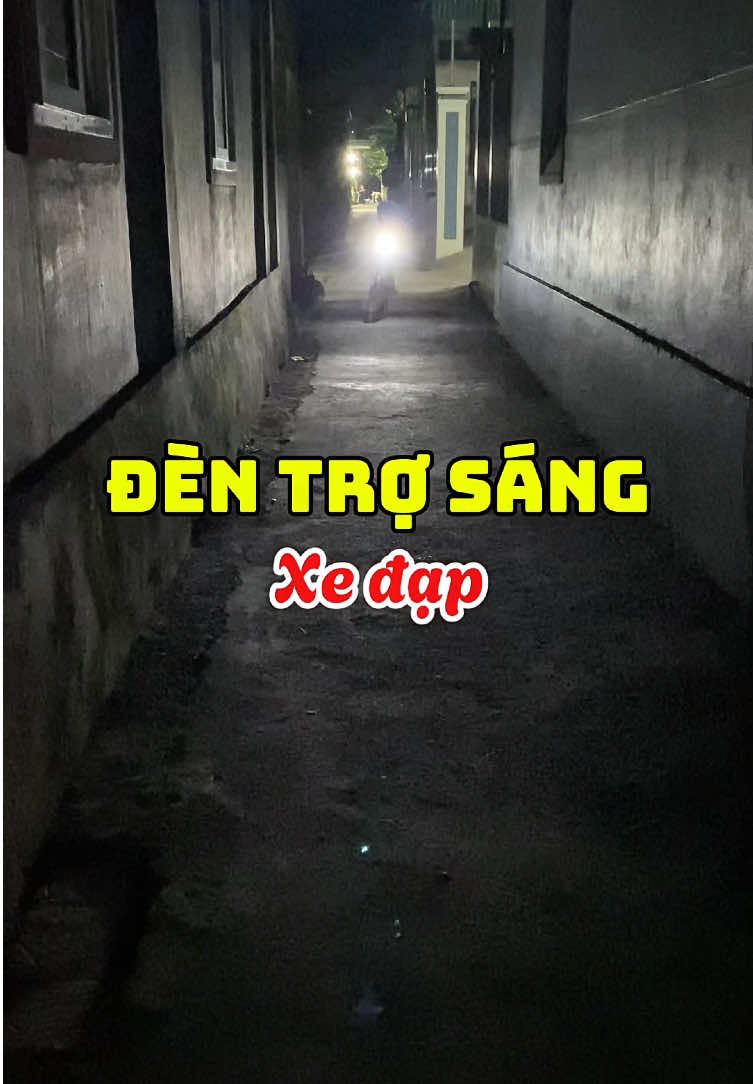 Đèn trợ sáng xe đạp giúp các bé đi xe buổi tối an toàn#dentrosang #denxedap  @Thực Thử Thách 