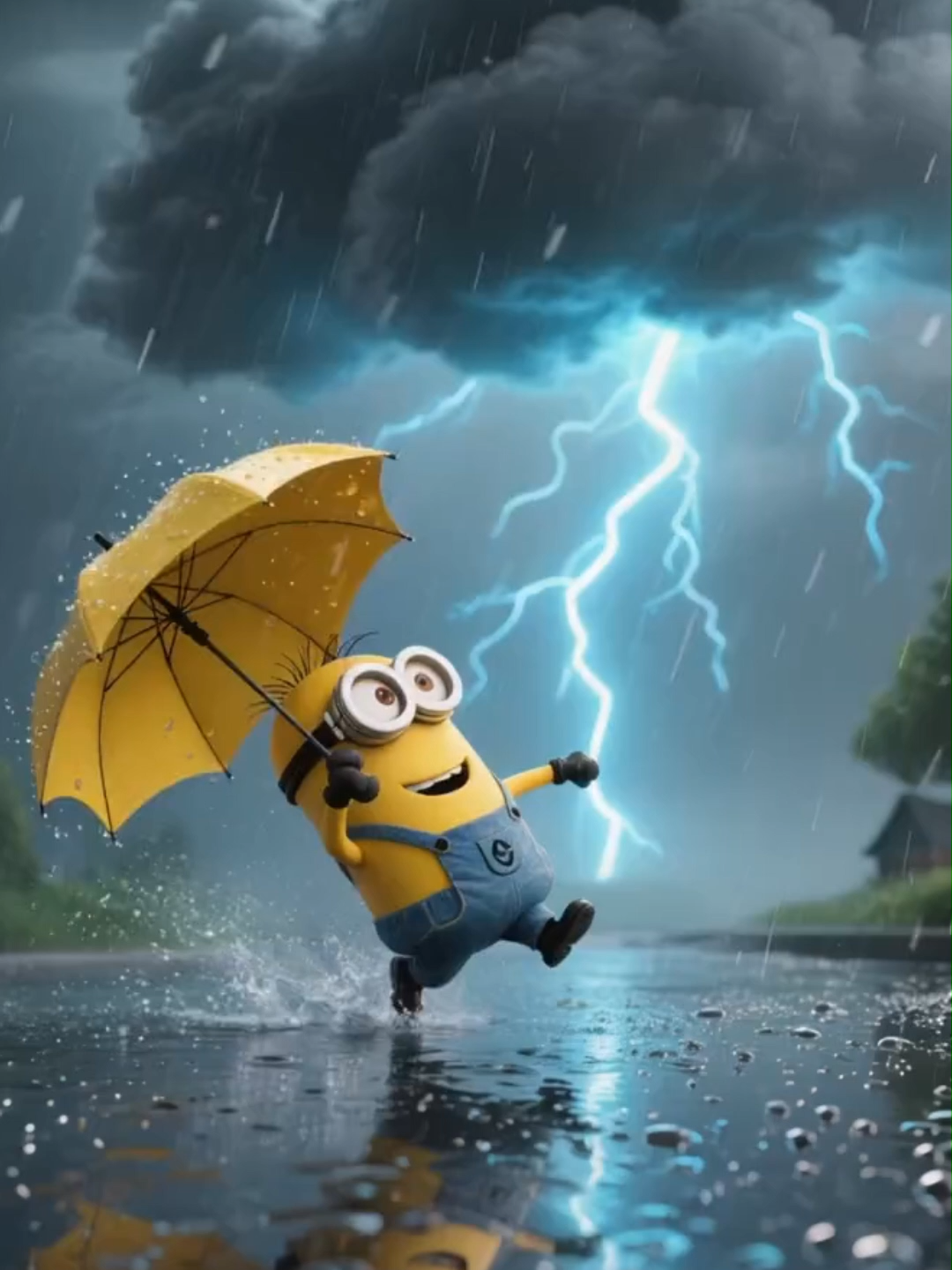 #Storm#Snow #Rainbow #minions