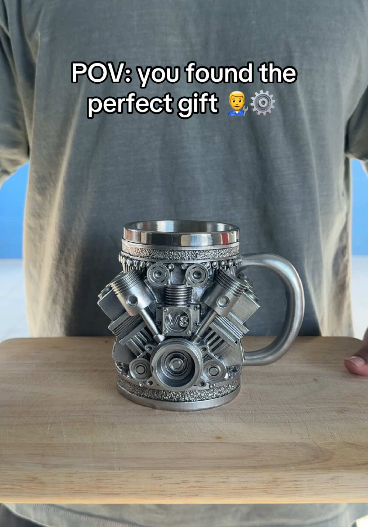 gifts like this >> #mechanic #dad #gift #v8 #mug 