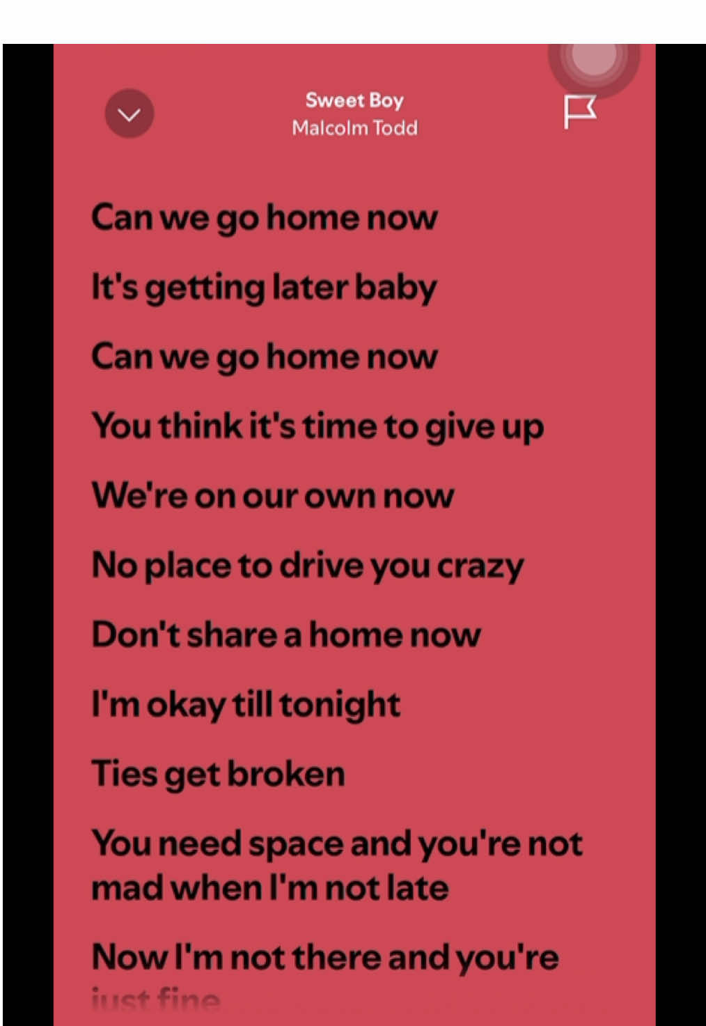 Sweet Boy #malcolm #todd #lyrics #song #music #fyp 