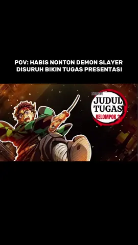 Template Presentasi Canva Demon Slayer 🔥 Link template di bio 📎 #demonslayer #infinitycastle #templatecanva #presentasi #canva