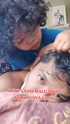 anak gadis malu ayahnya punya uban, makasih sayang ayah #khanza_azkadina_nuri #midun_sr 