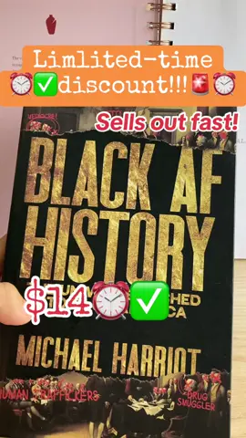 Don't miss it,it's on sale for a limitedtime!!! #blackafhistory #katrina#hurricanekatrina#blackafhistorybook #BlackTikTok#BookTok #grorgewbushjr#blackbooktok #tiktokshopcreatorpick#tiktokshopsummersale 