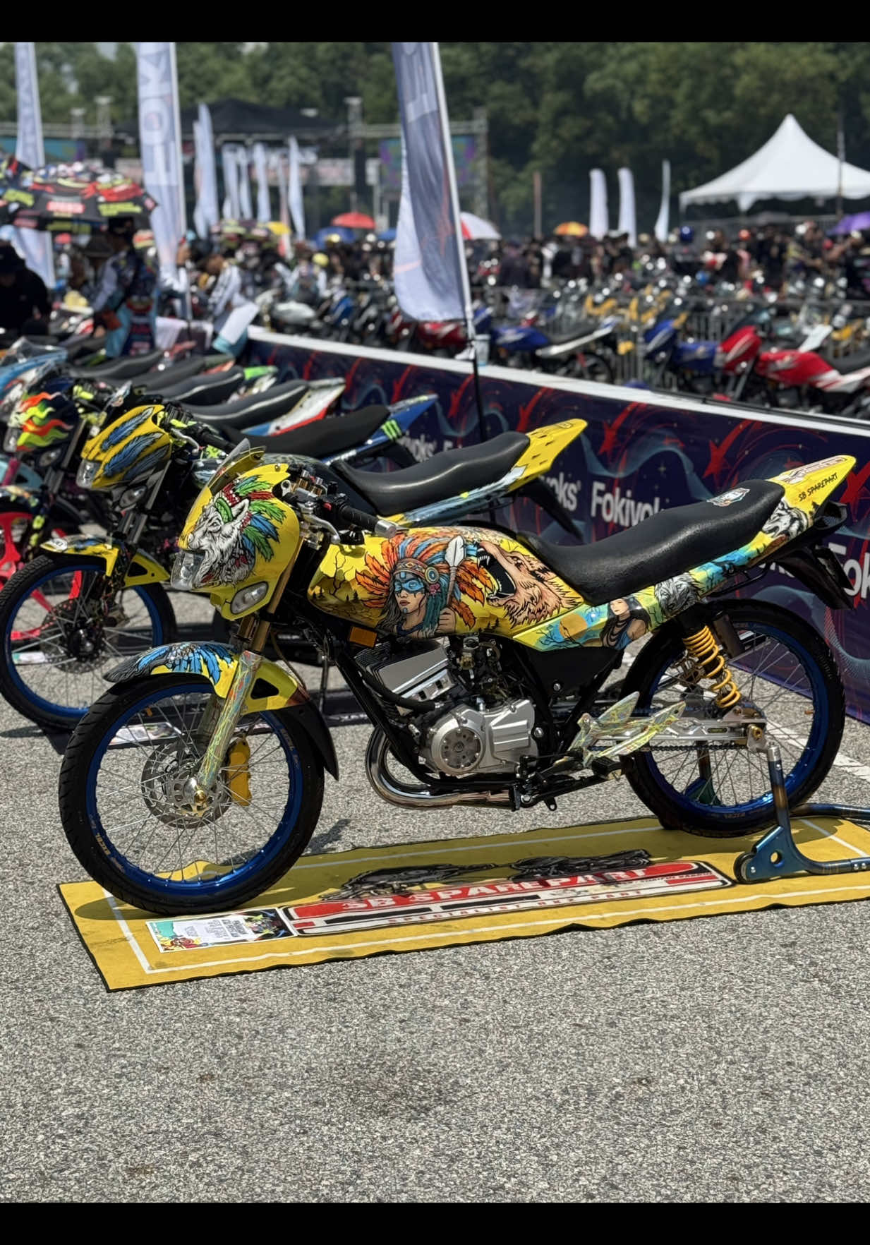 Support my husband @SB SPAREPART @SB SPAREPART 2 💛 Jumpa gambar/video tag situ ya 🫶🏻😉🥰 @RXZ MEMBERS OFFICIAL #airbrush #rxzmember #rxz7.0 #sukasuki #fyp