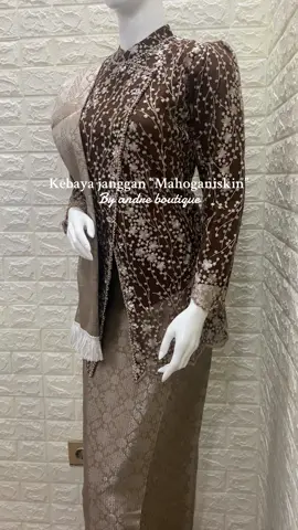 Kebaya janggan mahogani skin