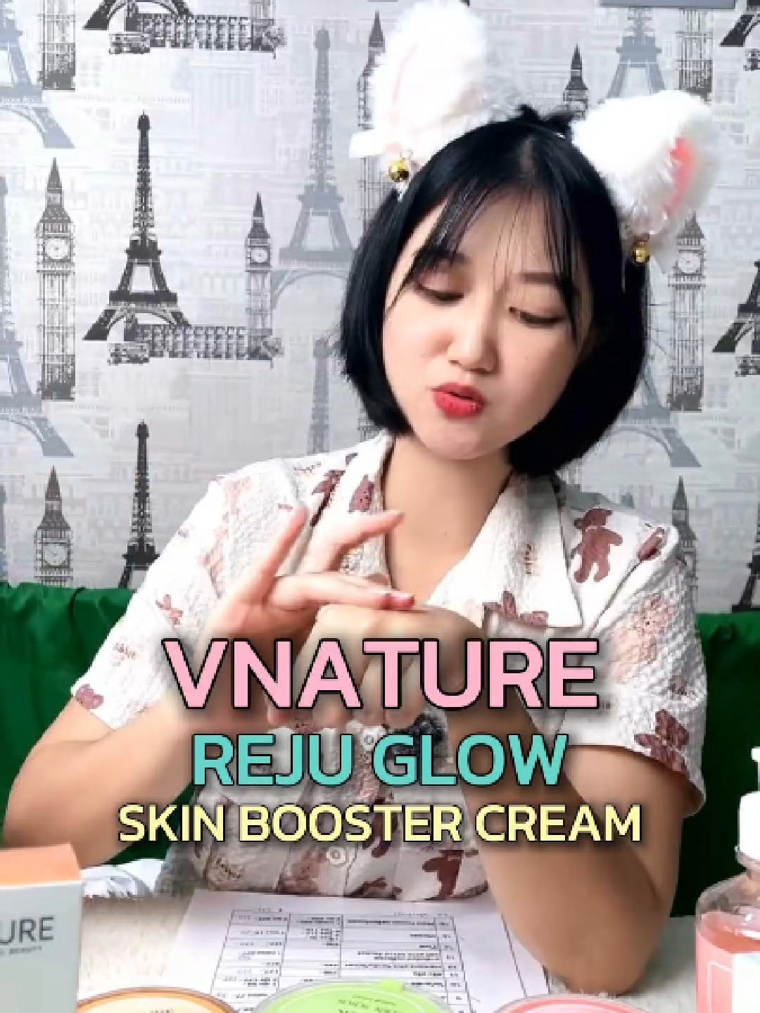 หน้าใสแบบคูณสอง!ผิวกระจก ใครมีปัญหาเหล่านี้ รีบจัดด่วนๆเลยนะคะ กับ  RejuGlow Skin Booster Cream สารสกัดอัดแน่นนขนาดนี้ ต้องลองแล้วปะ 😝💦✨🩷 #ครีมผิวกระจก #หน้าใส #อิ่มน้ํา #วีเนเชอร์ #VNATURE #วีเนเจอร์