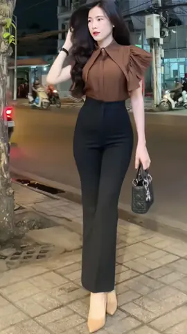 Quần Tây Tuyết Mưa Không Co Dãn Ống Loe 100cm #quanongloe #xuhuong 