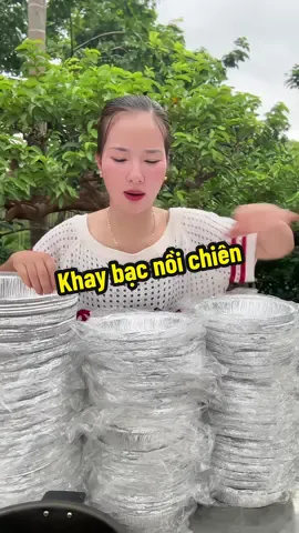 Khay lót bạc nồi chiên #hanglinhxinhxinh #giadungtienich #xuhuong2025 #khaylotnoichien 