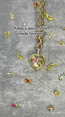The necklace that actually holds something special   #fyp #necklace #jewlery #asmr #charmnecklace #gift 