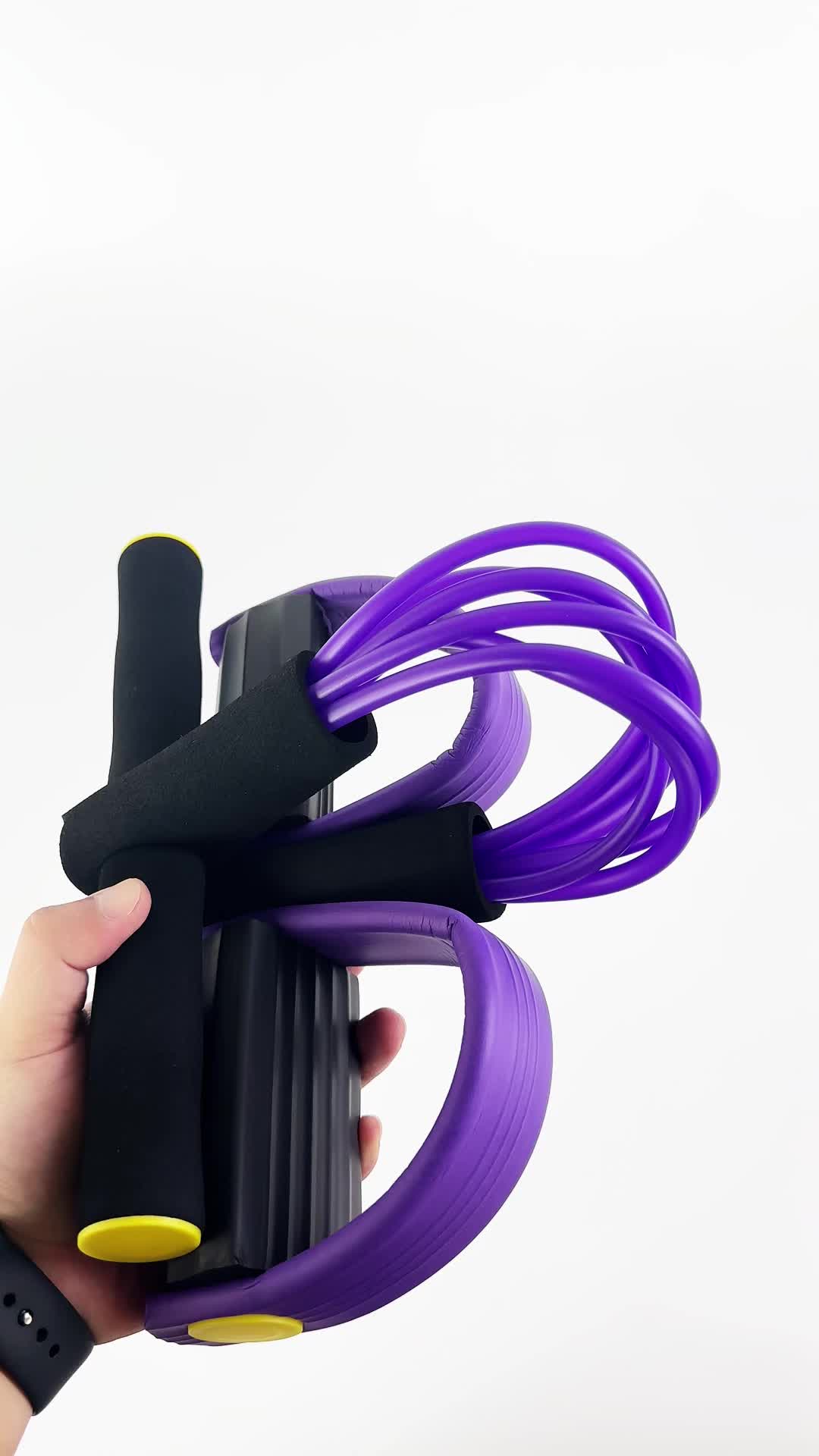 Your Home Gym, Simplified. 6 Tubes. Endless Possibilities. 💪 #workoutsforwomen #workouttipsforwomen #homefitness #womensfitness #fitnessequipment #resistancebands #gymequipment #pilatesoutfit #womenfitness #workoutforwomen