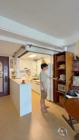 Thiết kế bếp siêu gọn siêu xịn 😍 #decor #myroom #fyp 