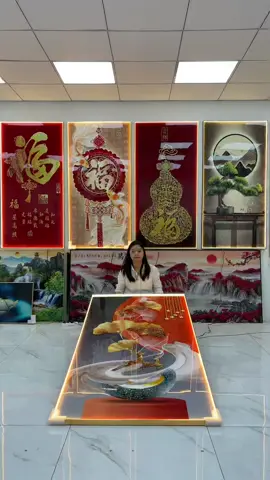 xưởng sản xuất theo yêu cầu ,tranh đính đá pha lê đèn led #tranhdinhdaphalehiendai #tranhphongkhach 
