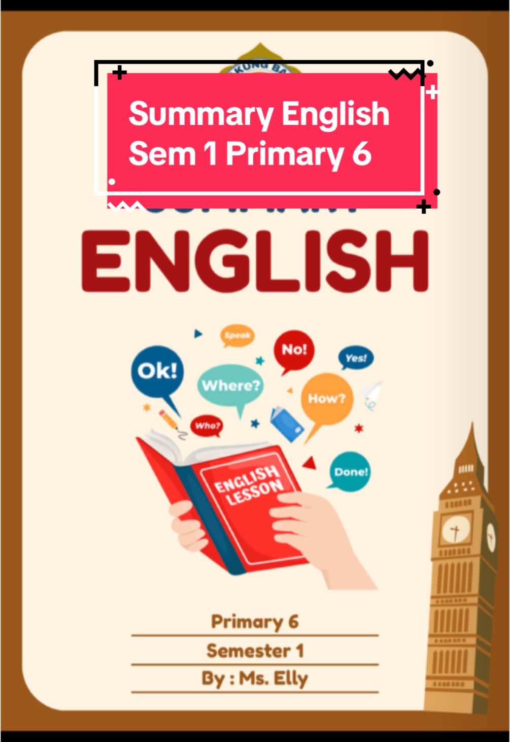 Materi English kelas 6 Semester 1 Kurikulum Merdeka… semangat… #summary #english #bahasainggris #gurusd #guru #sdncakungbarat08 #fyp 