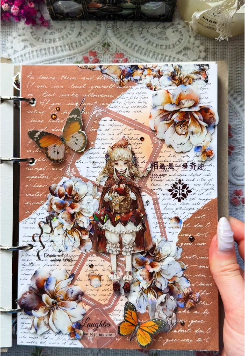 Ответ пользователю @ᰔ🌷𝒜𝓃𝓈𝒶𝒷𝒶𝓉ℴℴ𝓁🌷ᰔ  ASMR Journal Scrapbook with me 🤎 #scrapbooking #journaling #natipchela #asmrscrapbook #asmrtiktoks 
