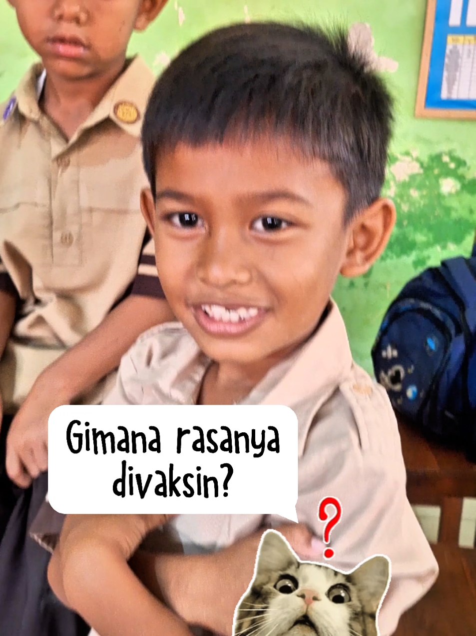 Macem-macem ekspresi anak-anak setelah di vaksin di kegiatan #bulanimunisasianaksekolah (BIAS) 😍😍😍 Hatur nuhun, salam sehat 🩷 #puskesmasindonesia  #puskesmas  #cirebontimur  #cirebon 