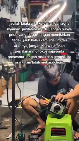 ketinggalan start bukan berarti tidak bisa sampai ke finish💪🏻🔥 #storymekanik #katakatamotivasi #mekaniktiktok #azmgarage #fypage 
