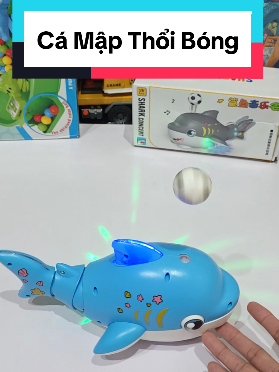 Cá mập thổi bóng #dochoichobe #camapthoibong #quathoinoi #caheothoibong #huynhkidtoy 