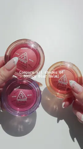 3CE x MUUT Bộ Sưu Tập giới hạn Má Hồng Bouncy Blur Balm đủ 3 màu cho 3 tone cool - warm - neutral, trải nghiệm ngay! #3CE #3ce_vietnam #3cezone #3CEVN #bouncyblurbalm 
