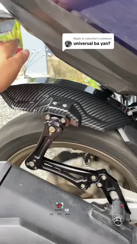 Replying to @catorzhe TAKIMOTO Rear Mudguard Tire Hugger  Ganda dagdag porma sa motor, universal na rin mga boss  #mudguard #tirehugger #tire #rearmudguard #motorcycleaccessories 