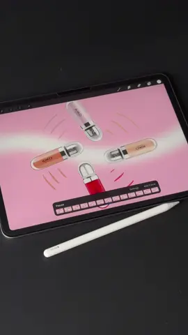 Kiko Milano hydra Lipgloss Animation 🩷 #kikomilano #lips #beauty #lipgloss #animation     