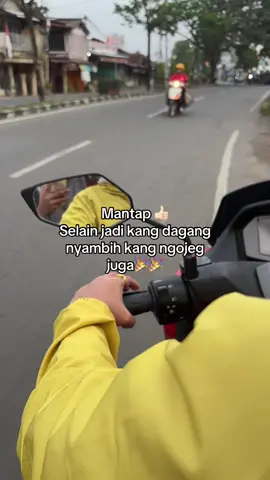 Double job… Antara kang dagang sama kang ngojek 🫣🫣 #sabtuceria #berdagang #fyp #urangminang #sinona 