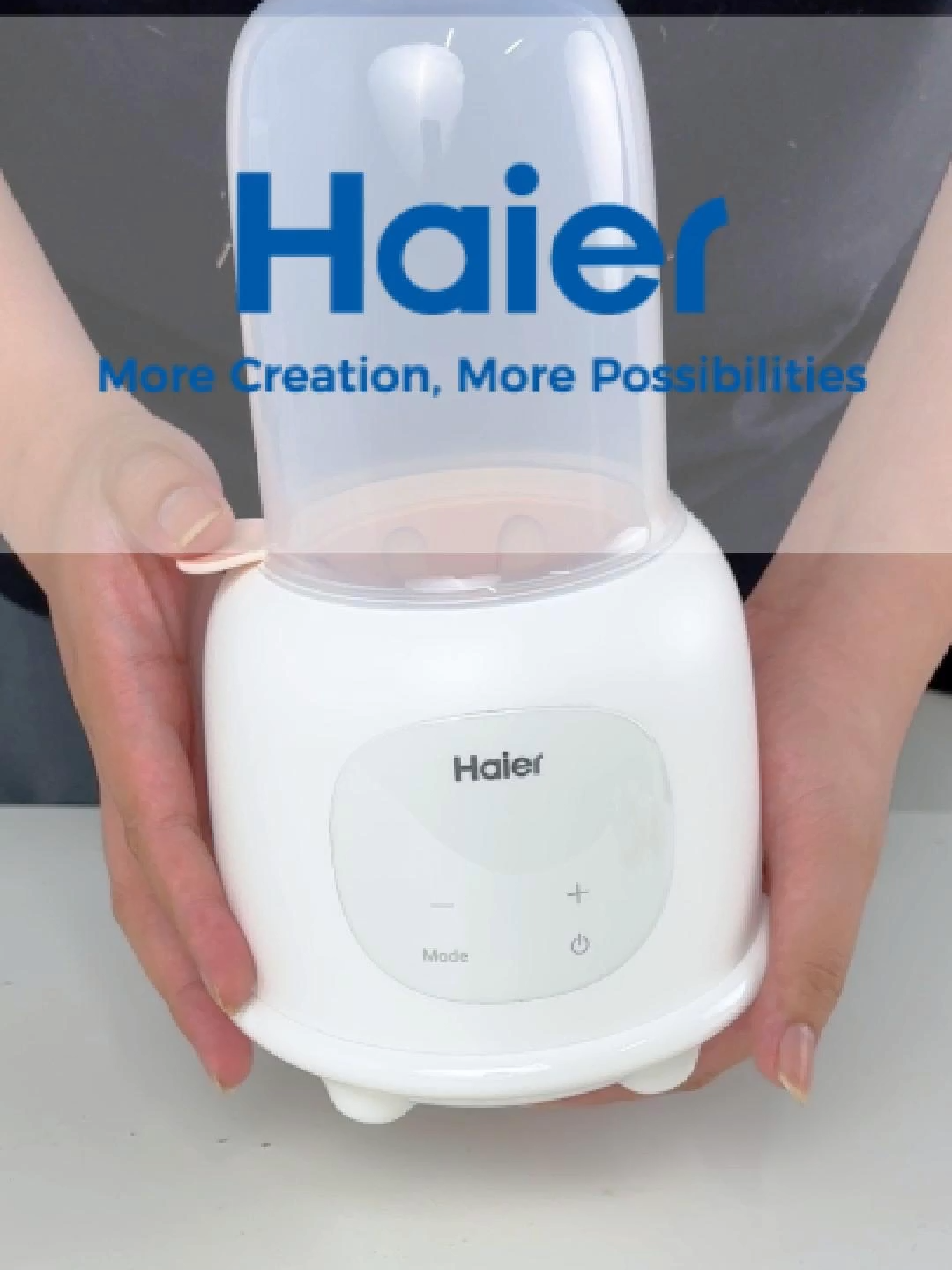 No more guesswork, mommy! 👩‍👧  Perfectly warm milk in seconds 🍼💖. 👉 Add to cart now! @haier.smallappliances #Haier #haiersmallappliances #MoreCreationMorePossibilities #haierbottlewarmer #milkwarmer #bottlewarmerforbaby #bottlewarmer #sterilizer