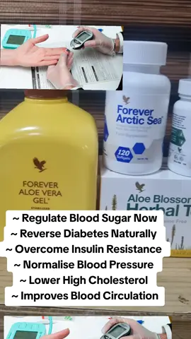 ~ Regulate Blood Sugar Now ~ Reverse Diabetes Naturally  ~ Overcome Insulin Resistance  ~ Normalise Blood Pressure  ~ Lower High Cholesterol  ~ Improves Blood Circulation. #foreverlivingproducts #supplementsthatwork #creatorsearchinsights #foryourpage #fyp 