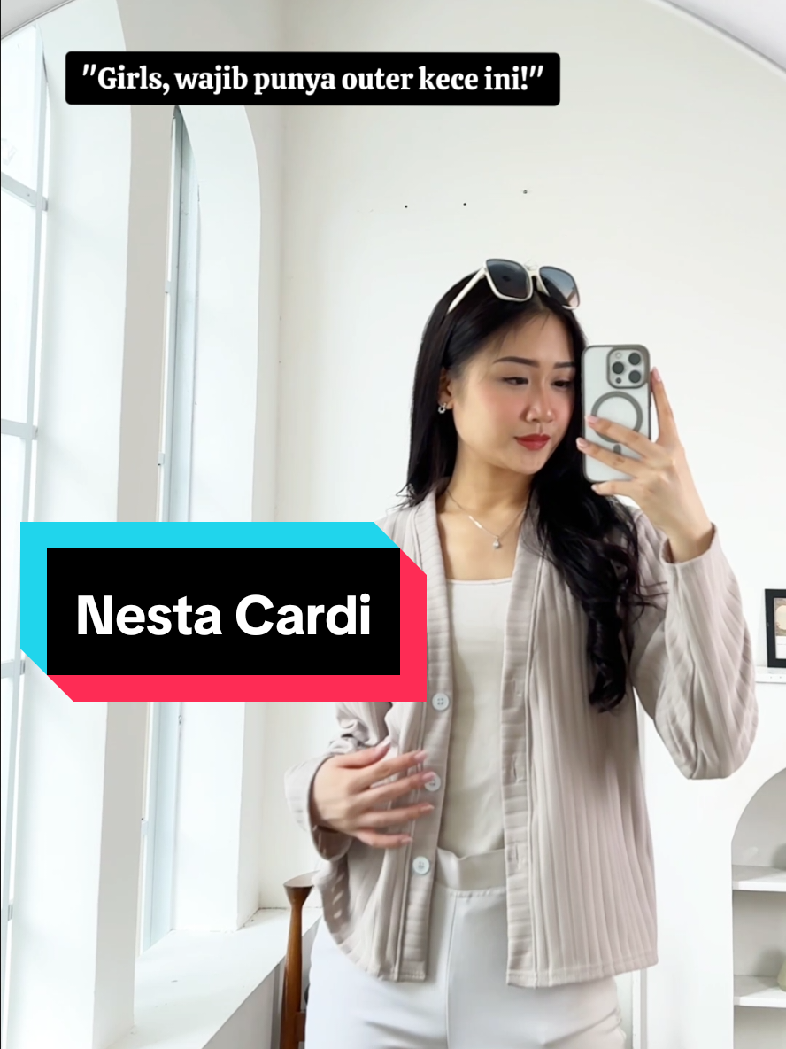 ⭐Nesta Cardigan⭐ Outer kasual wanita #cardiganoutfit #cardiganwanita #belilokal #outerwanita #payday 