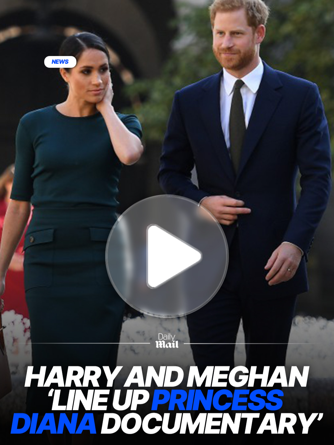 Prince Harry and Meghan Markle are lining up a documentary about Princess Diana as part of their new 'first look deal' with Netflix, it has been reported. The streaming giant is understood to be in discussions with the couple about the programme which would mark 30 years since Diana's death in a car crash in 1997. It comes as Harry and Meghan announced on August 11 they had renewed their contract with Netflix which was due to expire later this year. Read the full story at Daily Mail.