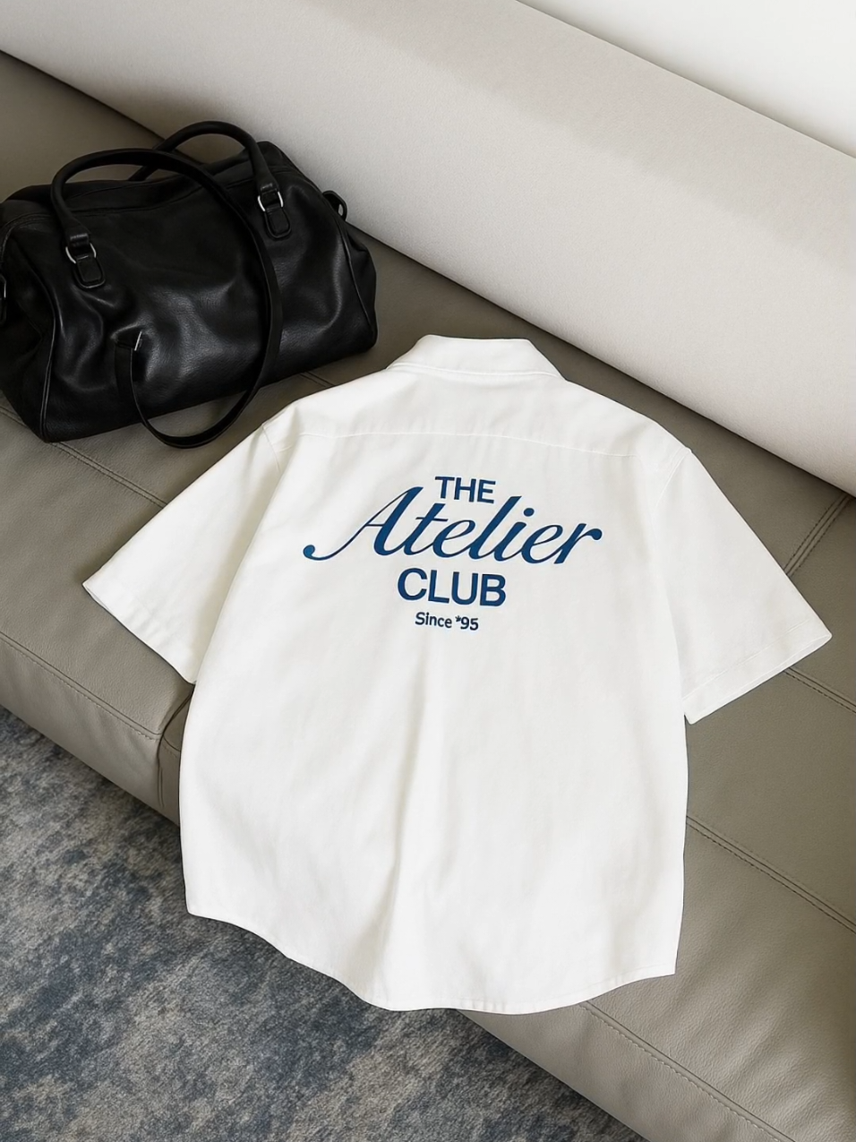 The Atelier Boxy Shirt in White✨ Beneran secakep itu kemejanya😭 #theatelier#boxyshirt 