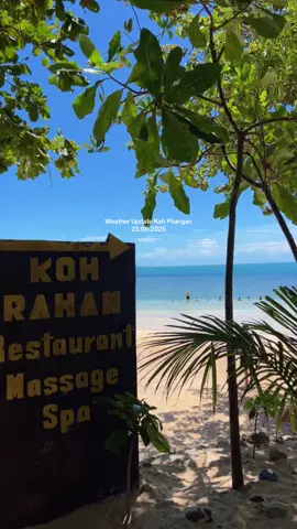 📍Haad Son #secretbeach #kohphangan #kohphanganthailand #weatherupdate #CapCut 