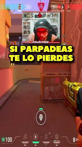 SI PARPADEAS TE LO PIERDES. #Valorant 