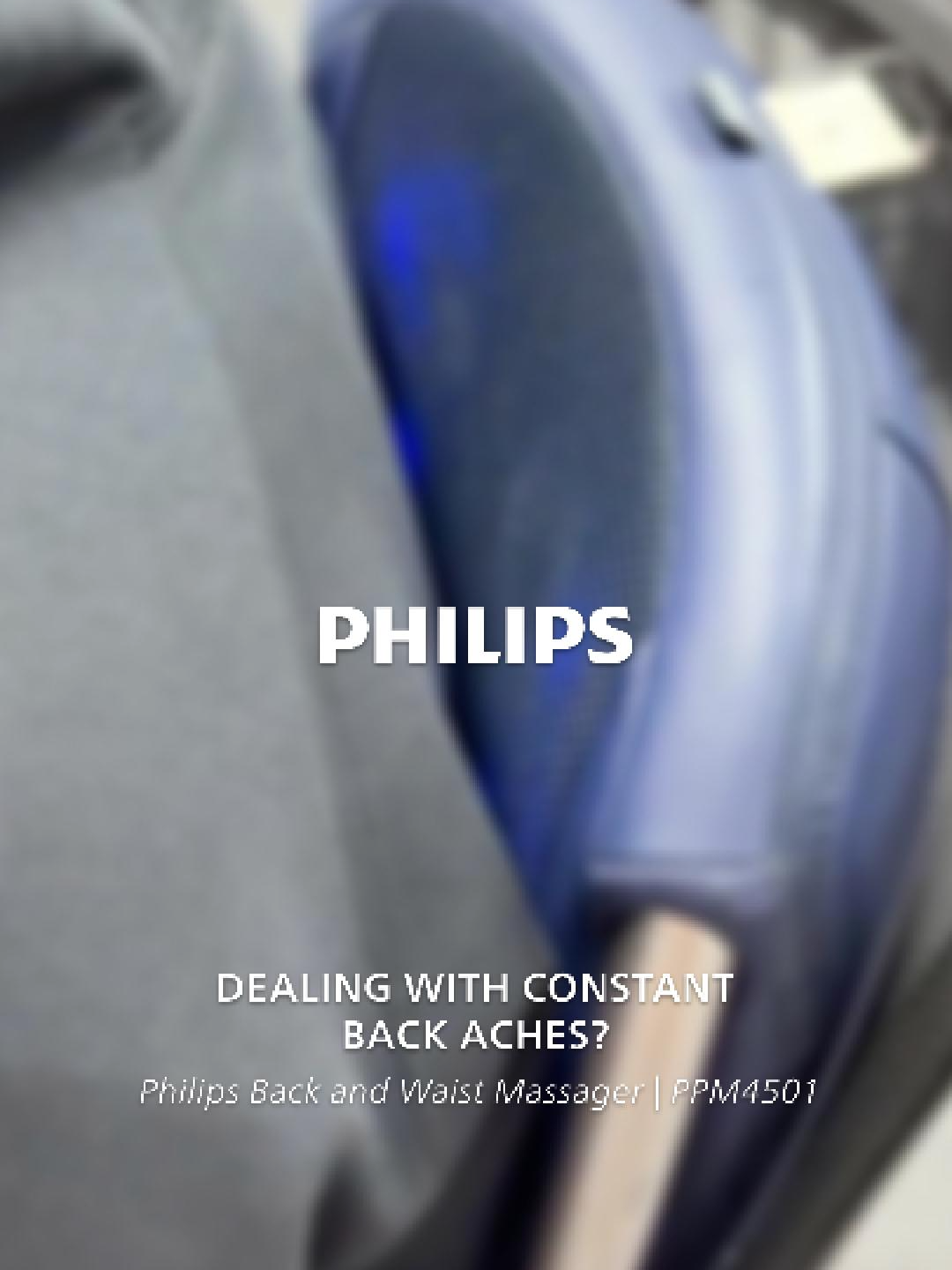 Gusto mo ng all-out likod love? 💆‍♂️💖 Philips Back & Waist Massager covers it all—literal! 12 massage heads, ergonomic fit, tapos one button lang? Add to cart na! #philipsmassager #philipsmassageph #electricmassager #GiftIdeas #massagerreadywithphilips #philipsbackmassager #backmassageathome #backpain