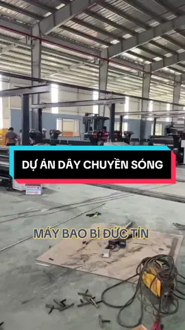 Dàn máy sóng đẹp xuất sắc, công nghệ 🇮🇹 đabg trong quá trình lắp ráp hoàn thiện. Cùng chờ đón siêu phẩm máy sóng mới tại Việt Nam 🇻🇳 #maybaobiductin #ductinmachine #daychuyensong #xuhuong2025 #cartonmachine 