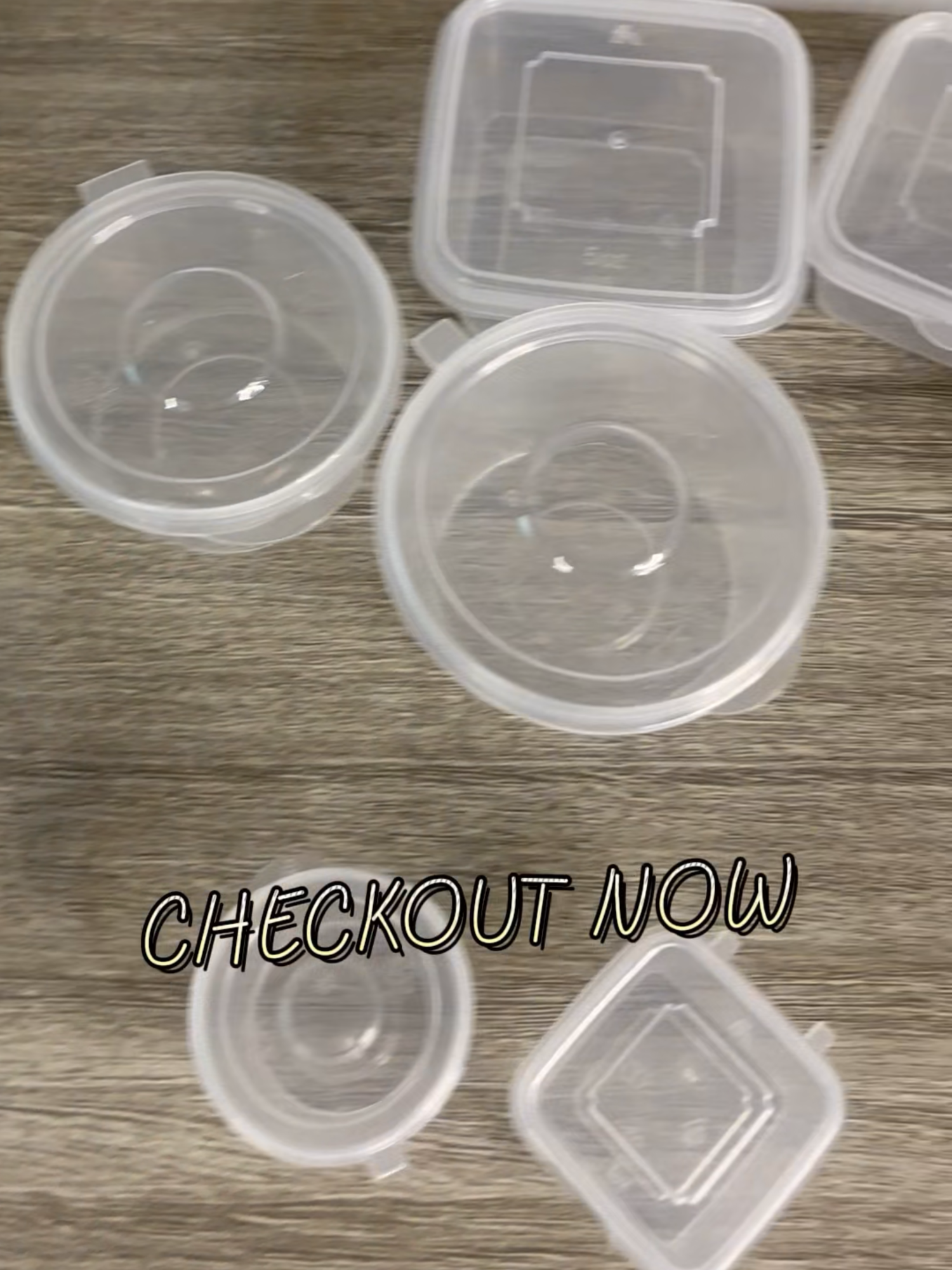 walang tulo tulo na sauce cup may bilog at square!