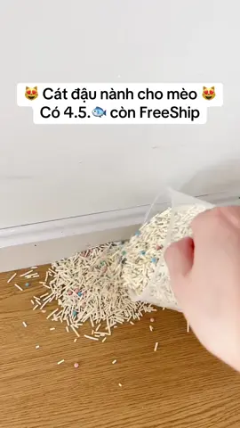 Cát đậu nành cho mèo làm từ nguyên liệu tự nhiên, thân thiện với môi trường và an toàn cho sức khỏe. Khả năng khử mùi vượt trội, hạt cát mềm mịn giúp mèo thoải mái đi vệ sinh mà không gây bụi hay kích ứng. #pet #thucung #mèo #cat #catvesinhchomeo 