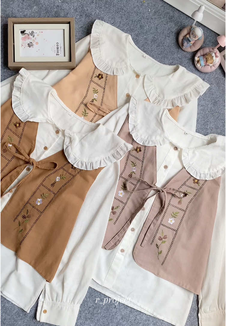 Warnanya banyak ✨ #atasanwanita #blousewanita #fyp #atasanbordir 