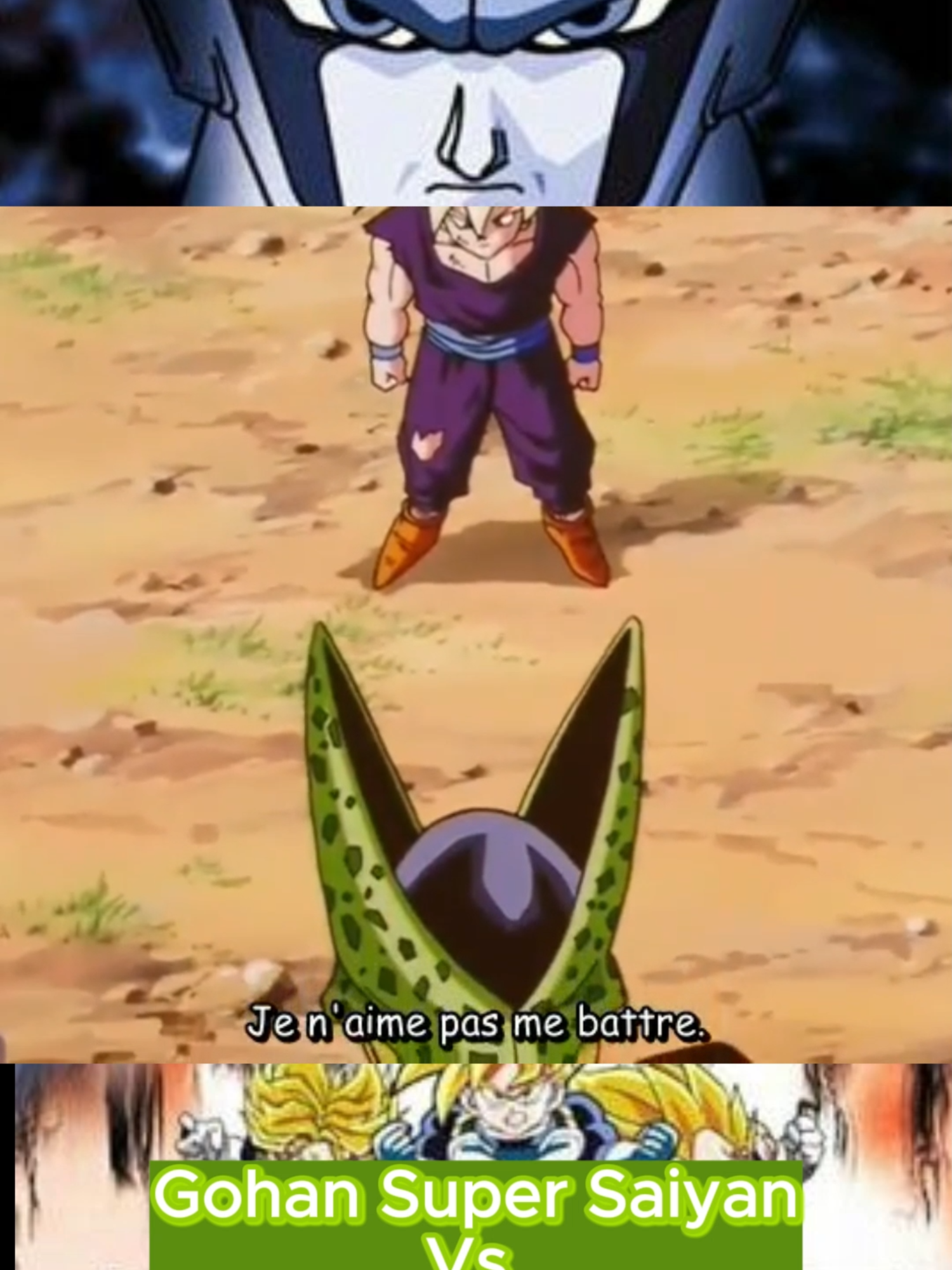 Gohan Vs Perfect Cell #anime #animation #animeedit #dragonball #dbgt #dragonballsuper #dragonballgt #dragonballlegends #bulma #dbs #db #vegeta #gogeta #ssj #gokublack #demonslayer #narutoshippuden #onepunchman #foryoupage❤️❤️ #fyp