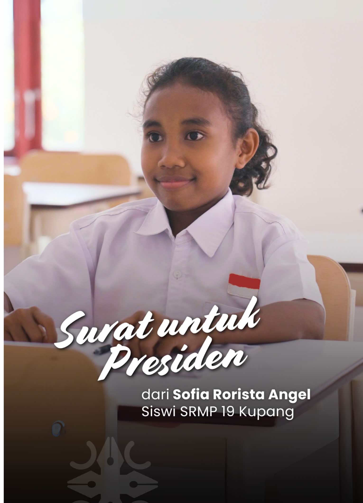 Dari Kupang, secercah harapan itu mulai tumbuh. Lewat Sekolah Rakyat, Sofia belajar bahwa kehidupan yang lebih baik bukan sekadar angan. Dengan hati penuh syukur, ia menulis surat terima kasih kepada Bapak Presiden. Inilah kisah tentang pendidikan yang menyalakan cahaya masa depan.