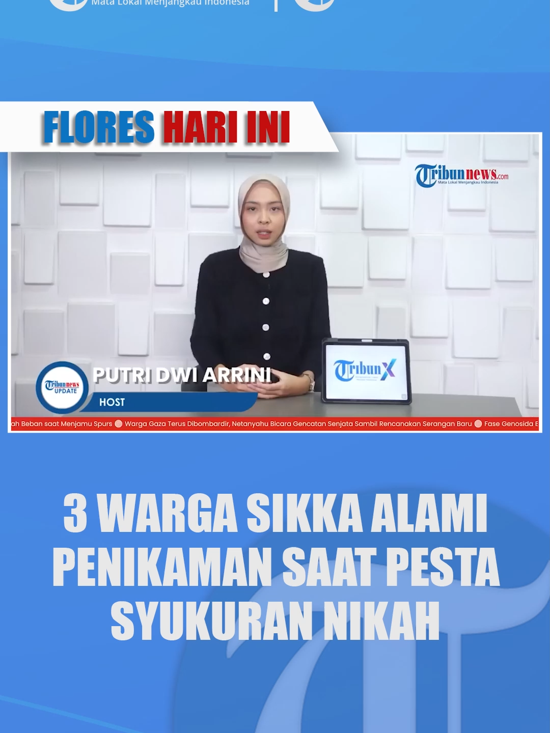 FLORES HARI INI: 3 Warga Kabor Alami Penikaman saat Syukuran Pesta Nikah di Kota Maumere Download aplikasi berita TribunX di Play Store atau App Store untuk dapatkan pengalaman baru. Kasus penikaman terjadi di kompleks belakang Lembaga (Rutan Kelas II B Maumere), Kelurahan Kota Baru, Kecamatan Alok Timur, Kabupaten Sikka, Sabtu, 23 Agustus 2025 sekitar pukul 02.00 Wita. Kasus dugaan penganiayaan berat ini menyebabkan satu warga meninggal dunia dan dua lainnya mengalami luka berat. Tiga korban adalah warga Kelurahan Kabor, Kecamatan Alok. Mereka diantaranya, Piluk (meninggal dunia), Charles dan Aril  (sedang dalam perawatan medis). Artikel ini telah tayang di Tribunflores.com dengan judul BREAKING NEWS: Syukuran Pesta Nikah Berujung Maut di Maumere, 1 Tewas dan 2 Luka Berat, https://flores.tribunnews.com/2025/08/23/breaking-news-syukuran-pesta-nikah-berujung-maut-di-maumere-1-tewas-dan-2-luka-berat. Video lengkapnya bisa ditonton di YouTube TribunFlores.com dengan judul FLORES HARI INI: 3 Warga Kabor Alami Penikaman saat Syukuran Pesta Nikah di Kota Maumere, https://www.youtube.com/watch?v=M41coqdzycU #Tribunnews  #tribunFlores  #viral #video  #trending #beritahariini  #Floresupdate  #beritaFloreshariini #beritaterkini  #beritanasional  #warganet #hottopic  #Viralnews #beritaviral  #Shorts