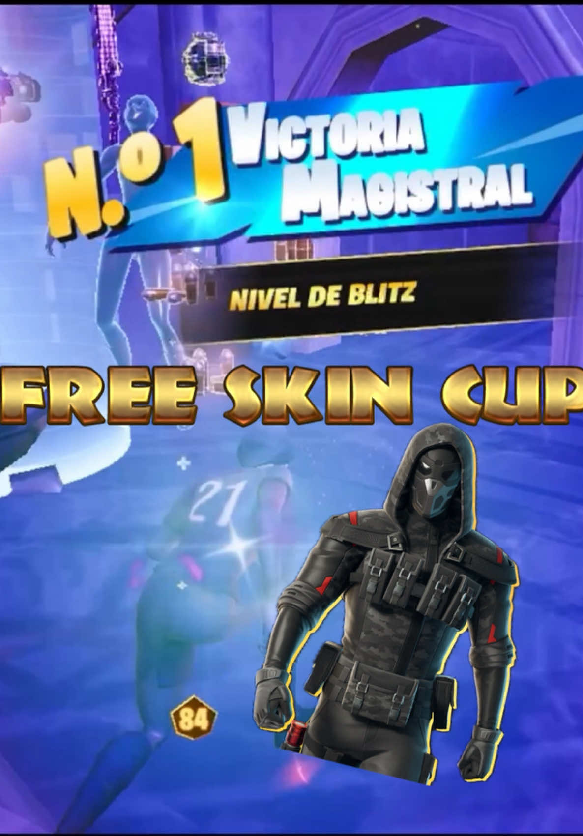 FREE SKIN CUP EN MÓVIL !! Es muy fácil de conseguir, cualquier duda para instalar o horarios, en comentarios 📲❤️ #blitz #fortniteblitz #fortnitecup #fortnitetournament #fortniteskin 