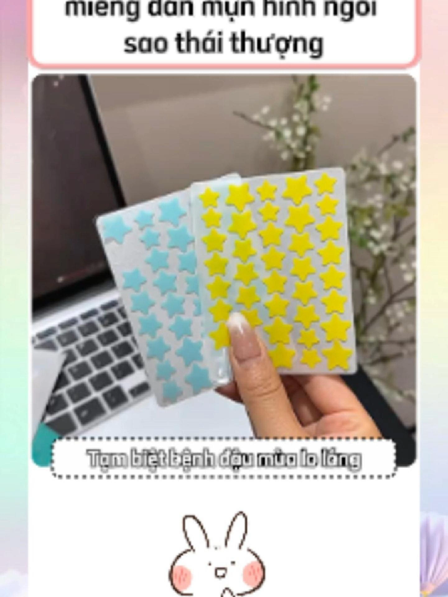 miếng dán mụn hình ngôi sao thái thượng#miengdanmun #goclamdep