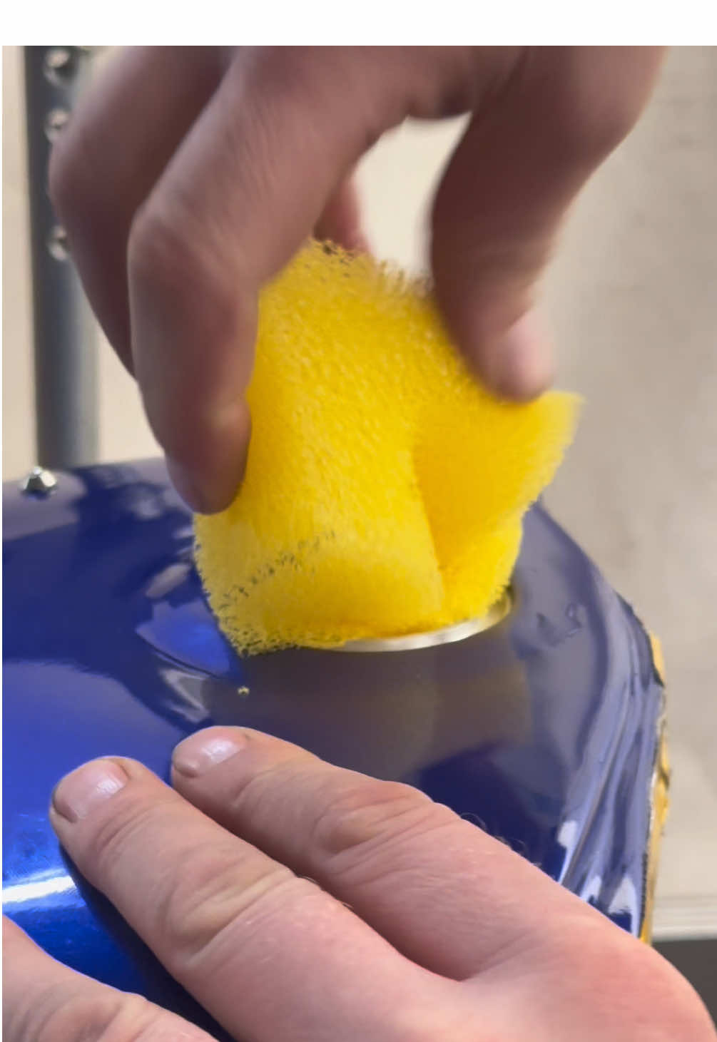 Fuel Tank Preparation ⛽️ 🔎 Before fueling up, the team fill the R1’s tank with Explosafe foam. This special material stops the fuel from sloshing, keeps delivery steady in hard corners, and also adds a layer of safety! #FYP #Yamaha #Racing #Motorsport #BSB 