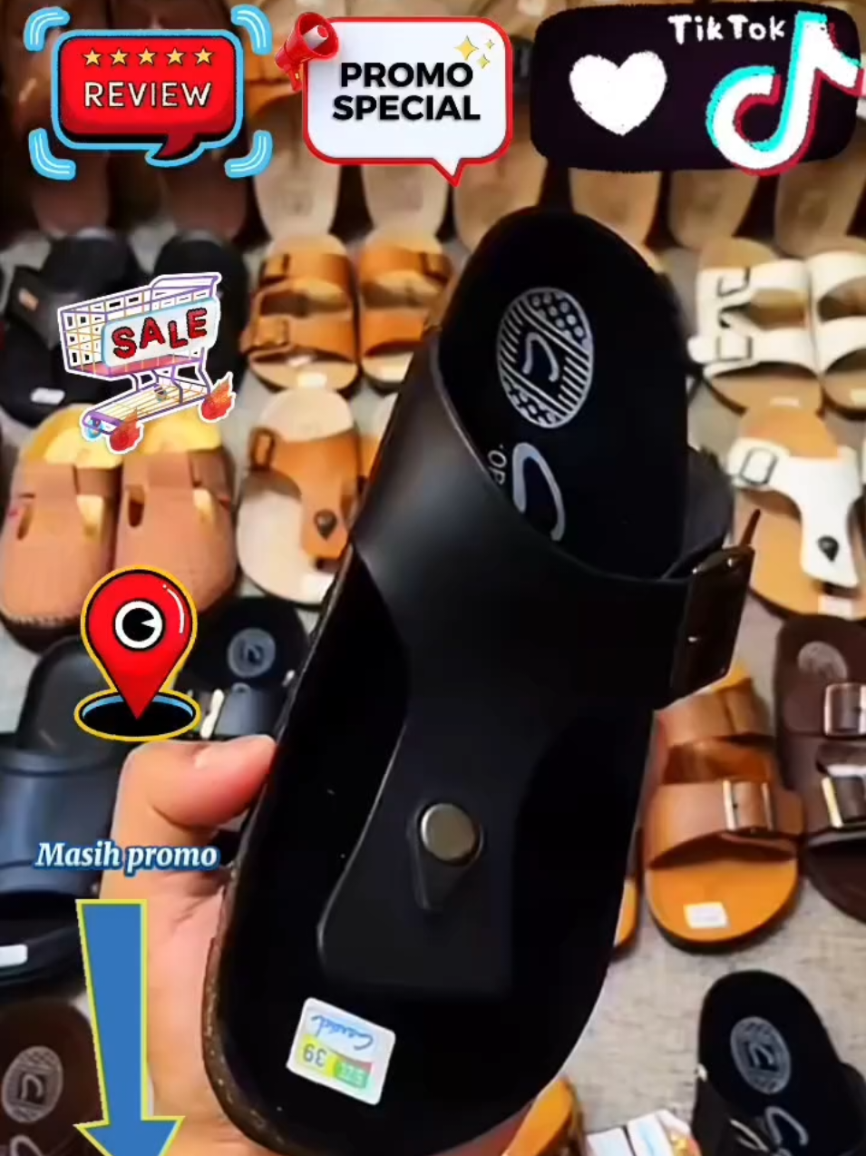 Bagian 37 | Sandal promo harga murah #sandalpria  #sandaljepit  #sandalmurah  #cuantanpabatas 