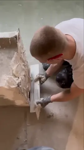 drywall work idea 😱 #drywall #construction #work #asmr #fyp 