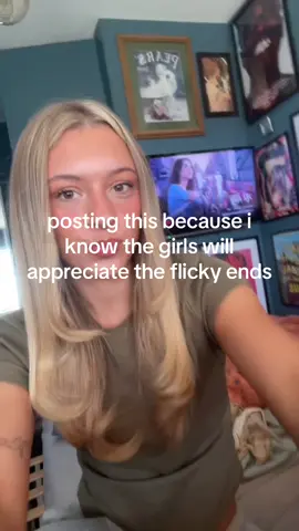 flicky ends appreciation post #hairstyle #hairtok #blowoututorial 