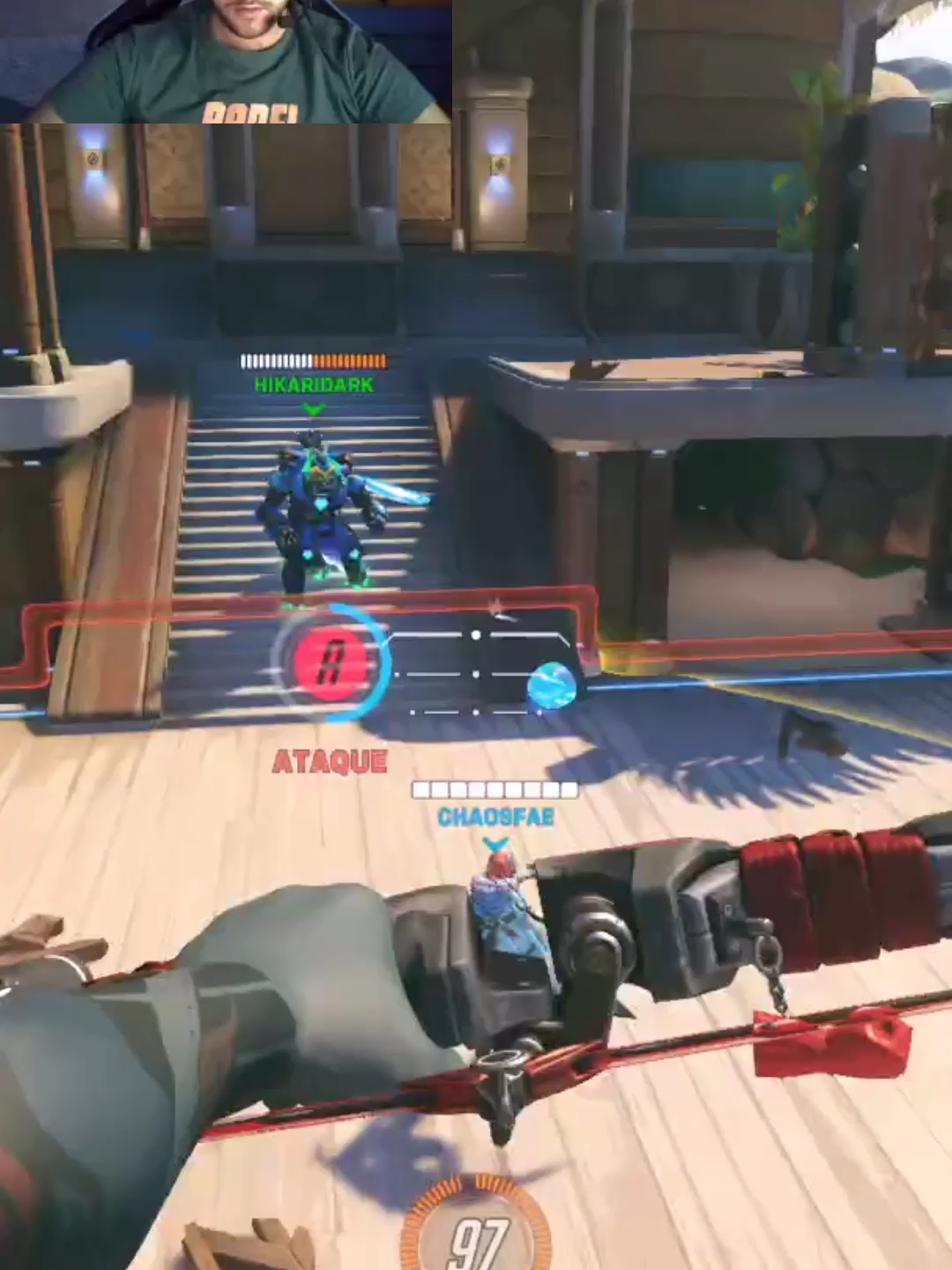 Priorizando ultimos segundos para la victoria #over #Overwatch #overwatch2tiktok #overwatch2clips #hanzo #heatshot #distancia #clip #kick #streamer #friends #leagueoflegends #stream #shorts #pc #live